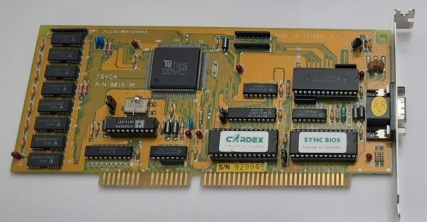 Gainward Cardex TSVGA 9015-31 ISA Grafikkarte (Tseng ET4000AX, 1MB, retro, 1992) - Image 2