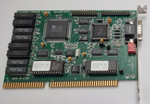 Diamond SpeedSTAR24 ISA Grafikkarte (Tseng ET4000AX, 1MB, retro, 1992) - Image 2