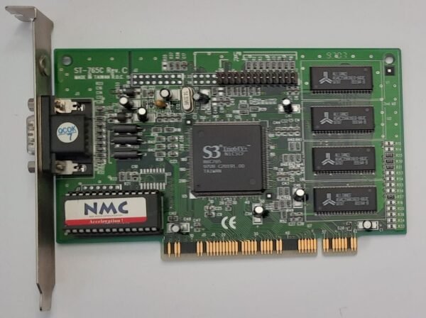 NMC ST-765C PCI Grafikkarte (S3 Trio64V+, 86C765, 2MB, retro, 1997)