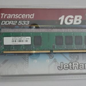 Transcent JetRAM DDR2 533 1GB (retro, JM533QLJ-1G, NOS)