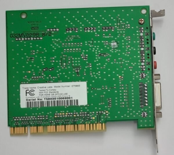 Creative AudioPCI 64V PCI Soundkarte (CT5803, retro, 1999) - Image 4