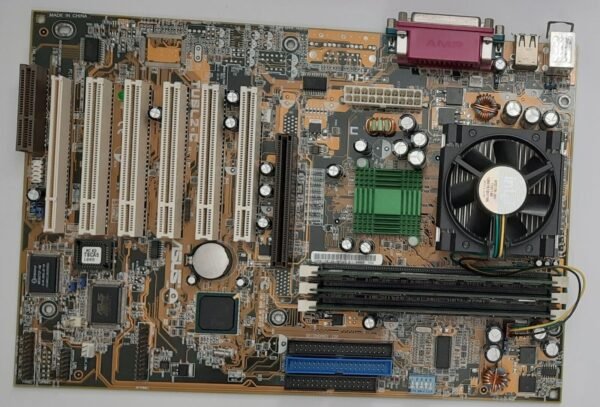 ASUS TUSL2-C Sockel 370 AGP retro Mainboard + Tualatin Celeron 1.2GHz + 512MB