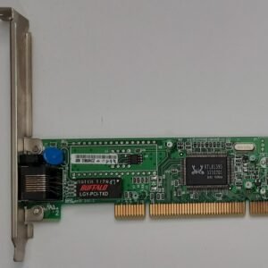 Buffalo LGY-PCI-TXD Rev. E1 PCI Netzwerkkarte (RTL8139C, RJ45, retro, 2002)