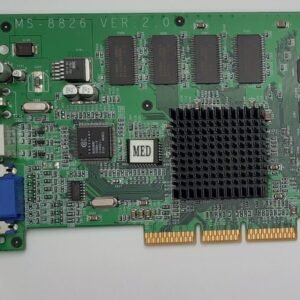 MSI MS-8826 AGP Grafikkarte (nvidia GeForce2 MX400, 64MB, retro, 2001)