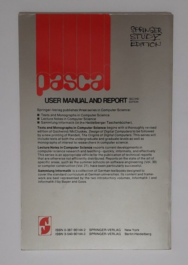 Jensen, Kathleen / Wirth, Niklaus - Pascal User Manual and Report - Image 2