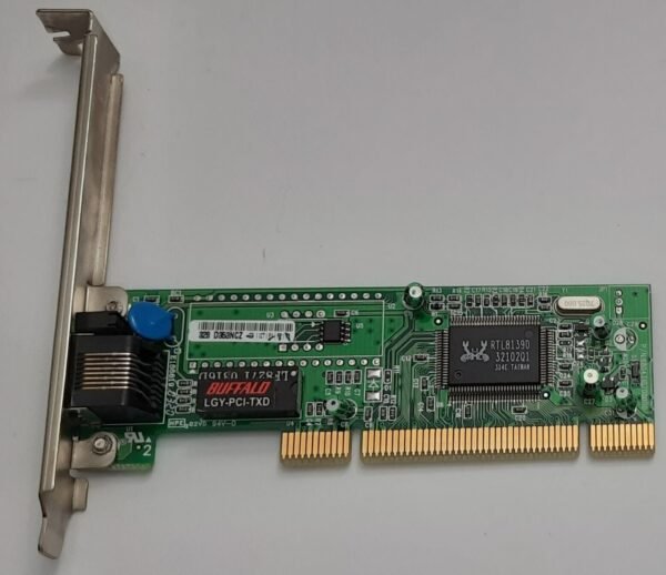 Buffalo LGY-PCI-TXD Rev. E1 PCI Netzwerkkarte (RTL8139C, RJ45, retro, 2002) - Image 2