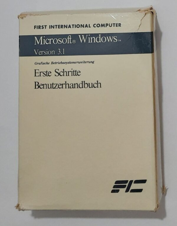 Microsoft Windows 3.1 (3.5" Disketten, FIC OEM, OVP)