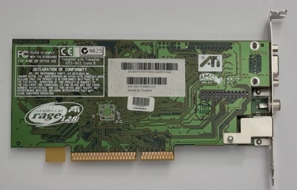 ATI Rage Fury AGP Grafikkarte (Rage 128, 32MB, retro, 1999) - Image 4