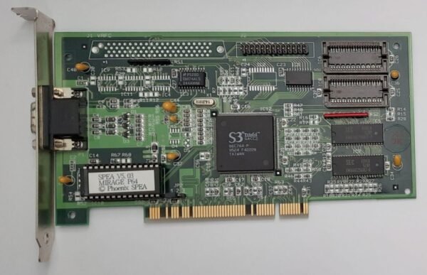 SPEA Mirage P64 Rev. 11A01 PCI Grafikkarte (S3 Trio64, 86C764, 1MB, retro, 1995)