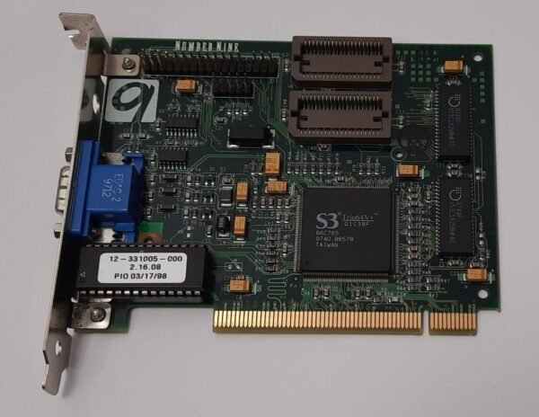 Number Nine #9 Motion331 PCI Grafikkarte (S3 Trio64V+, 1MB, retro, 1997) - Image 2