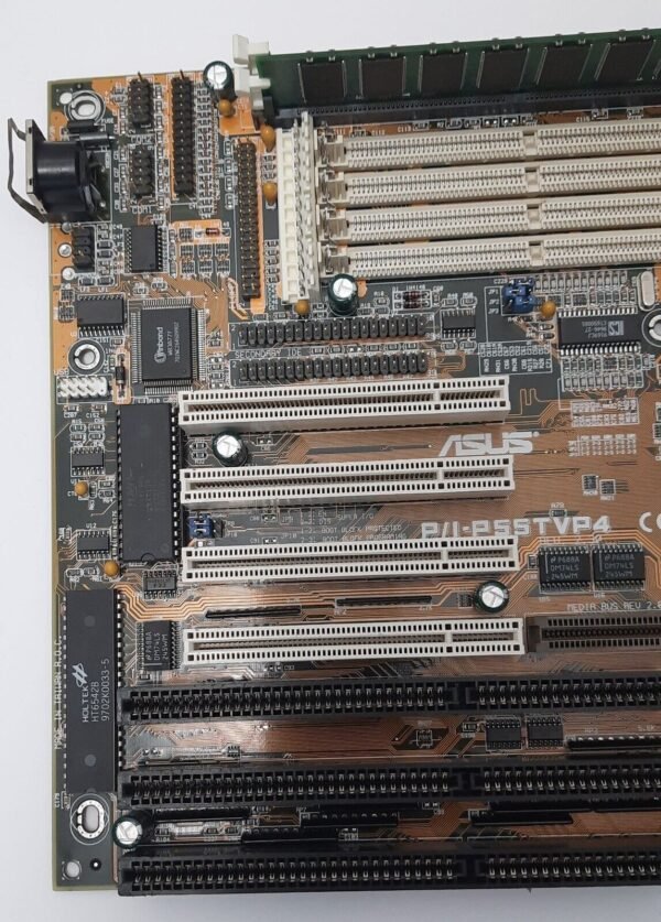 ASUS P/I-P55TVP4 Sockel 7 ISA retro Mainboard + Intel Pentium 200MHz + 64MB RAM - Image 2