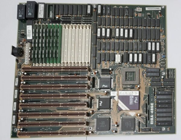 ASUS EISA-486E EISA 80486 retro Mainboard + Intel 80486DX 33MHz + 8MB RAM