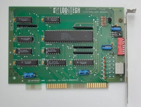 Logitech Scanman Plus ISA Controller Board (retro, 1989)