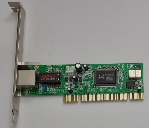 Buffalo LGY-PCI-TXD Rev. E1 PCI Netzwerkkarte (RTL8139C, RJ45, retro, 2002) - Image 2