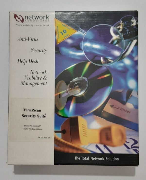 Network Associates VirusScan Security Suite (retro, 1999)