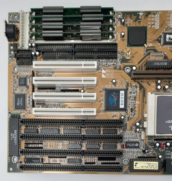 SOYO SY-5TF2 Sockel 7 ISA retro Mainboard + Intel Pentium 133MHz + 32MB RAM - Image 2