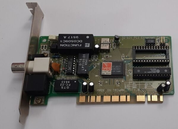 Realtek RTL8029 PCI Netzwerkkarte (RJ45, BNC, retro, 1995) - Image 2