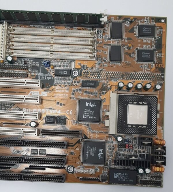 ASUS P/I-P55TVP4 Sockel 7 ISA retro Mainboard + Intel Pentium 200MHz + 64MB RAM - Image 3