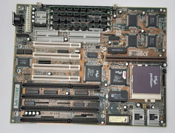IWILL P55V2 Sockel 7 ISA retro Mainboard + Intel Pentium 133MHz + 32MB RAM