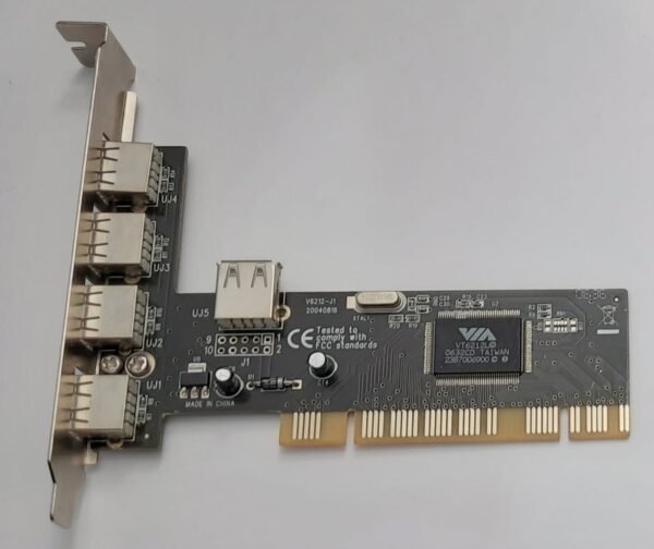 HAMA USB 2.0 Card 5way PCI Controller (VIA, retro, 2006) - Image 2