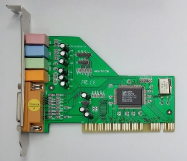 MS-Tech A-CM744-3 PCI Soundkarte (CMI8738/PCI-6x, retro, 2003)