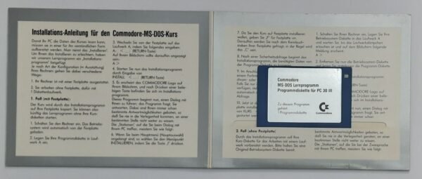 Commodore PC30-III MS-DOS-Lernprogramm Diskette - Image 2