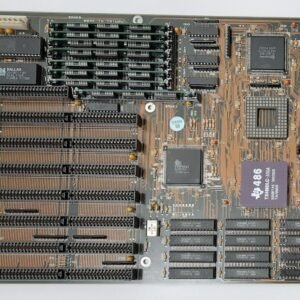 FIC 386SC 80386 ISA retro Mainboard + TI TX486DLC 33MHz + 8MB RAM