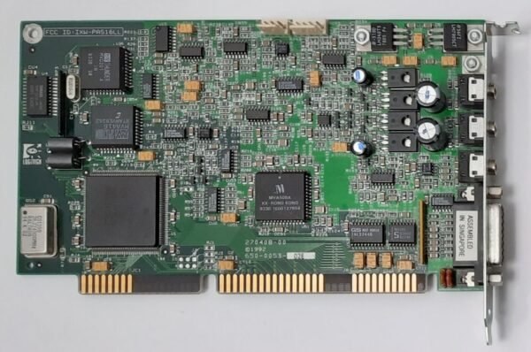 Logitech SoundMan-16 ISA Soundkarte (Media Vision PAS16LL, MVD201, OPL3, 1993)