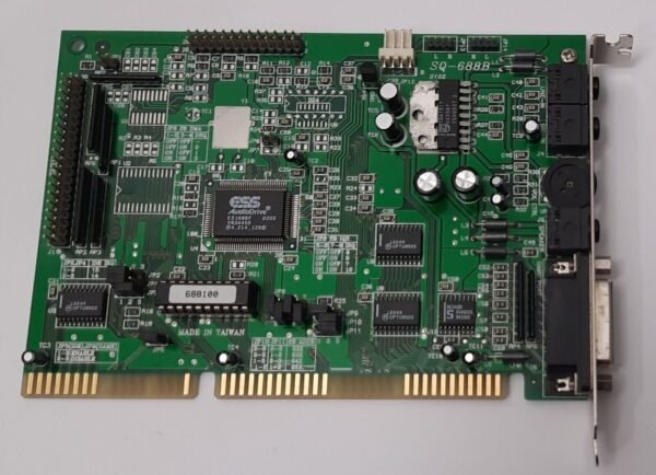 Chaintech SQ-688B ISA Soundkarte (ESS ES1688F, GL4635-1, retro, 1995)