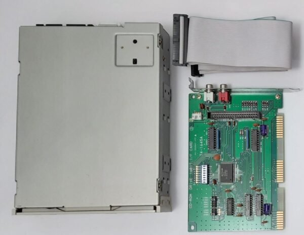 Mitsumi CRMC-LU005S 1x CD-ROM-Laufwerk (inkl. Controller, retro, 1993)