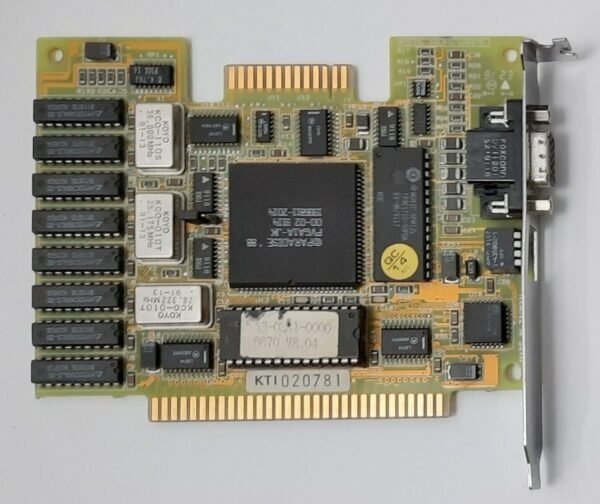 Lung Hwa LH6670 8-bit ISA VGA Grafikkarte (WDC PVGA1A, 256KB, retro, 1991)