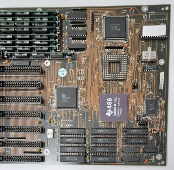 FIC 386SC 80386 ISA retro Mainboard + TI TX486DLC 33MHz + 8MB RAM - Image 3