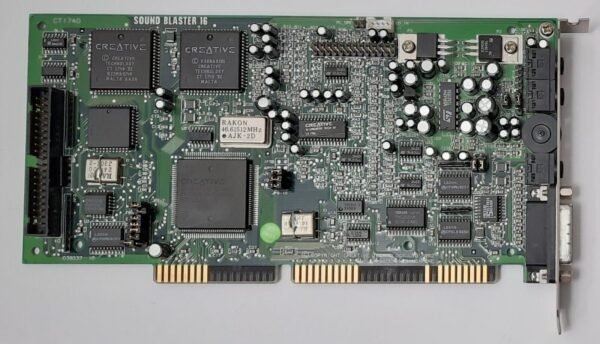 Creative Sound Blaster 16 ASP ISA Soundkarte (CT1740, DSP 4.05, retro, 1992)