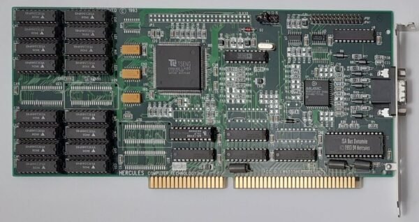 Hercules Dynamite ISA Grafikkarte (Tseng ET4000/W32i, 2MB, retro, 1993)