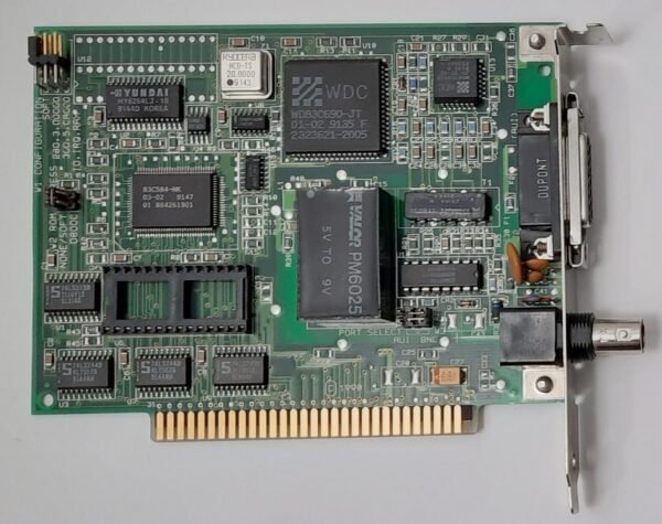 Western Digital WD8003EP 8-bit ISA Netzwerkkarte (BNC, Koax, retro, 1991)