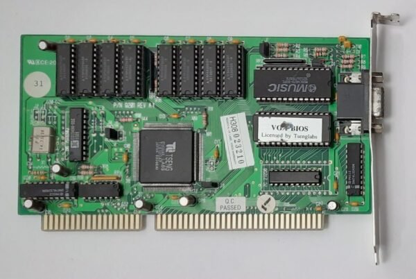 Tseng Labs 9201 ISA Grafikkarte (ET4000AX, 1MB, retro, 1993)