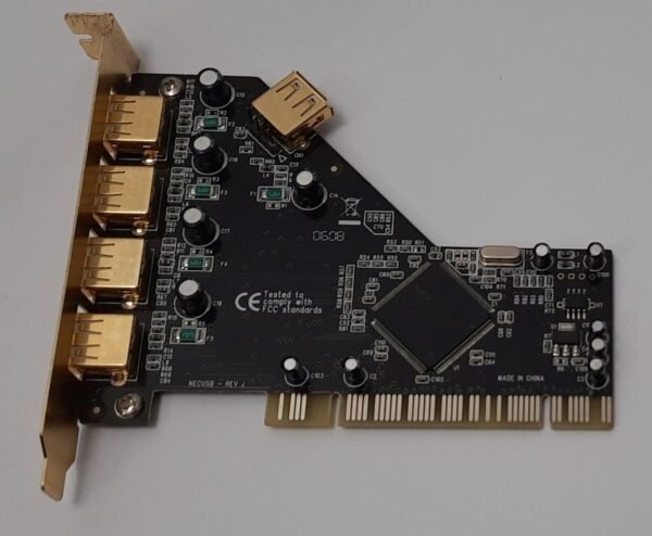 Hama SD-U2NEC101-4I USB 2.0 PCI Controller (NEC, retro, 2006) - Image 2