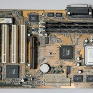 Elitegroup P5VP-A+ Super Sockel 7 ISA AGP Mainboard + AMD K6-2 400MHz + 192MB