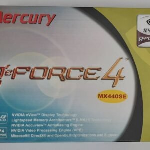 Mercury KOB N884LTM AGP Grafikkarte (GeForce4 MX440SE, 64MB, retro,  NOS, 2002)
