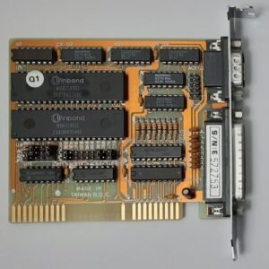 Winbond Multi-I/O 8-bit ISA Controller (seriell, parallel, RS-232, LPT, 1992)