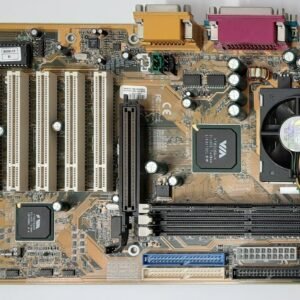 Shuttle AV18 Sockel 370 AGP retro Mainboard + Pentium III 866MHz + 256MB RAM