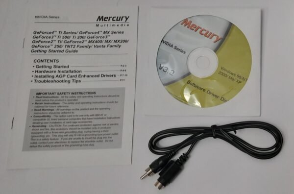 Mercury KOB N884LTM AGP Grafikkarte (GeForce4 MX440SE, 64MB, retro,  NOS, 2002) - Image 3