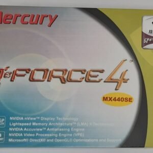 Mercury KOB N884LTM AGP Grafikkarte (GeForce4 MX440SE, 64MB, retro,  NOS, 2002)