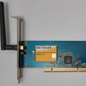 Netgear WG311TV3 Wireless PCI Adapter (Netzwerkkarte, LAN, blau, retro, 2005)