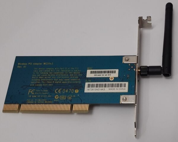 Netgear WG311TV3 Wireless PCI Adapter (Netzwerkkarte, LAN, blau, retro, 2005) - Image 4