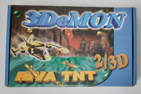 DCS ProVideo 3DeMON PV821  AGP Grafikkarte (Riva TNT, 16MB, retro,  NOS, 1999)