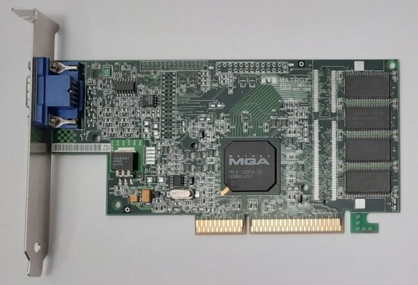 Matrox Millennium G200 LE AGP Grafikkarte (G2DMILA/8D/OE2, 8MB, retro, 2000)