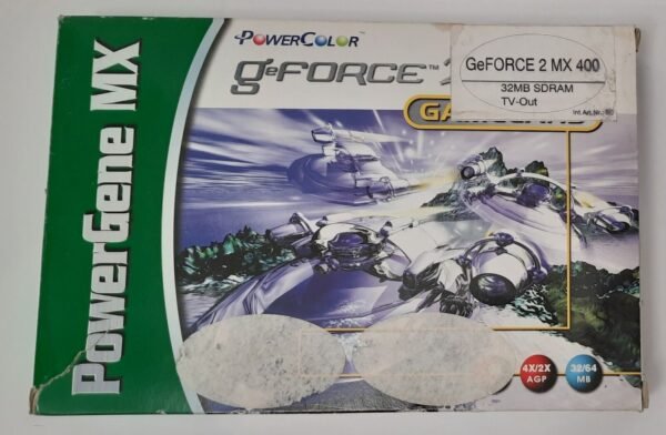 PowerColor PowerGene MX AGP Grafikkarte (GeForce2 MX400, 32MB, NOS, 2001)