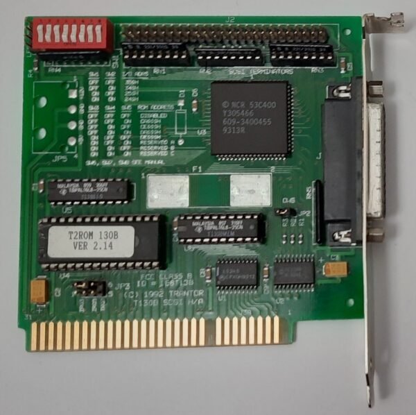 NEC / Trantor T130B 8-bit ISA SCSI Controller (bootfähig, retro, 1993)