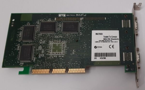 Matrox Millennium G400 AGP Grafikkarte (G4+MDH4A32G, Dual VGA, 32MB, 1999) - Image 4